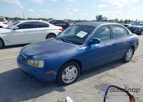 2003 Hyundai Elantra Gls/Gt from USA, damaged, VIN KMHDN45D53U476937